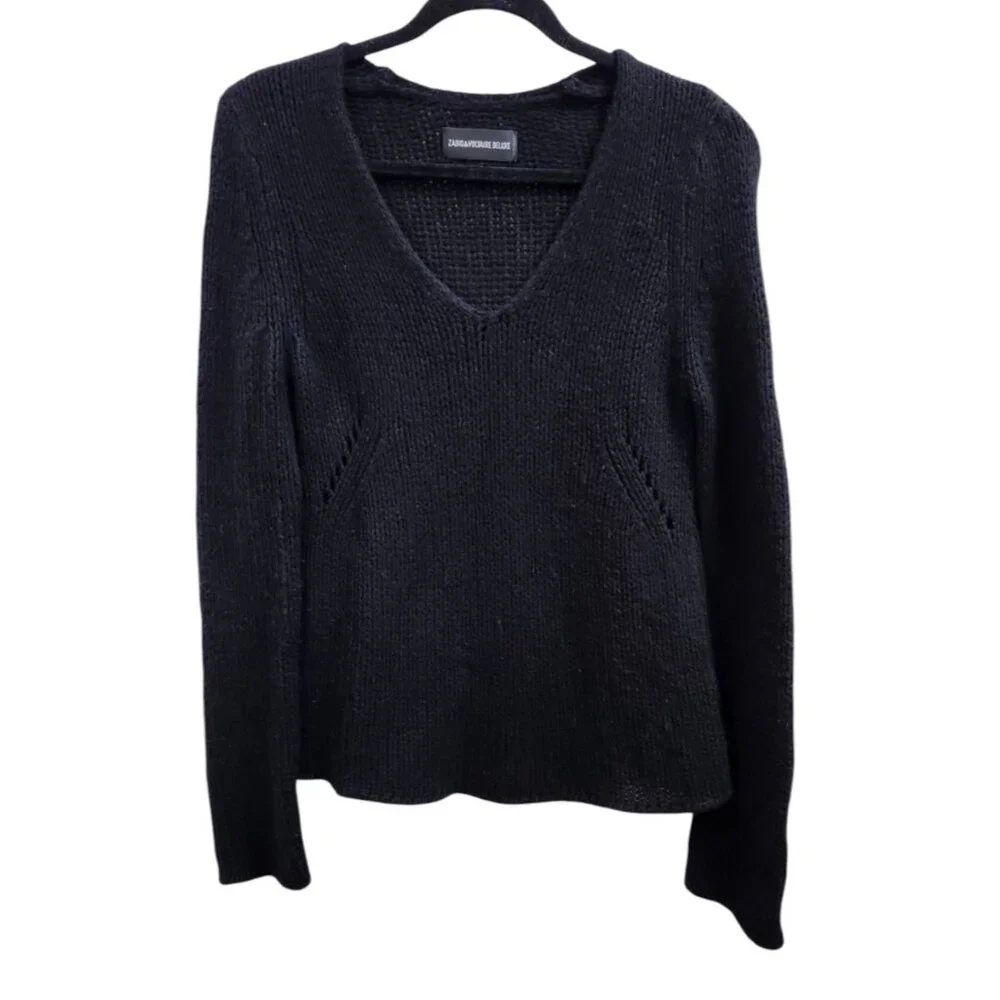 Rivy V-Neck Sweater Zadig & Voltaire Size M - Picture 2 of 12